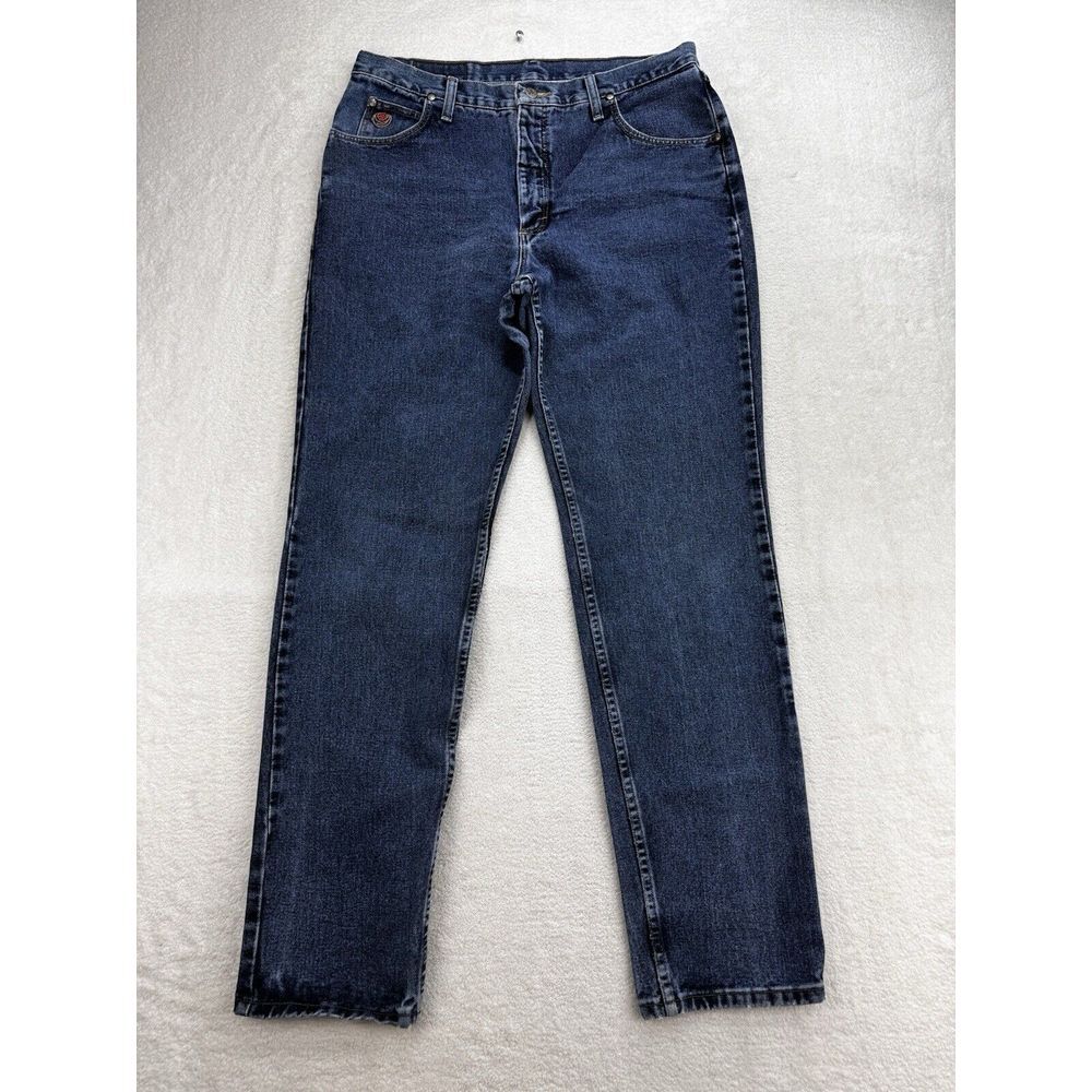 Wrangler 20X Jeans Womens 15 / 16‎ Blue Denim Mid Rise Straight Leg Cowgirl